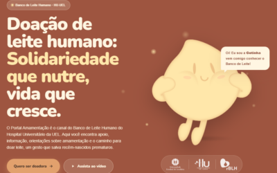 Banco de Leite Humano do HU lança site Portal Amamentação